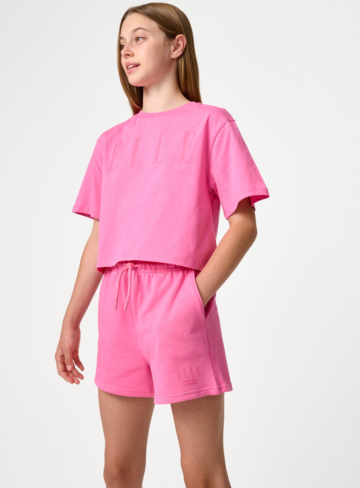 ELLE Pink Jersey Sweat Shorts  9 years