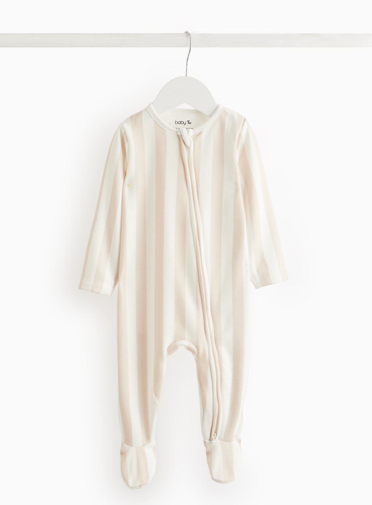 Unisex Fleece Lined Sleepsuit 3-6 months