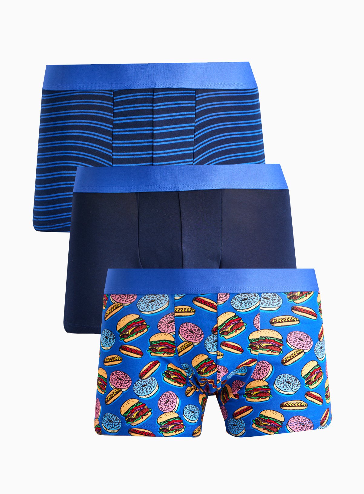 Fast Food Printed Hipsters 3 Pack