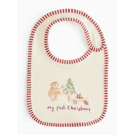 My First Christmas Bib One Size