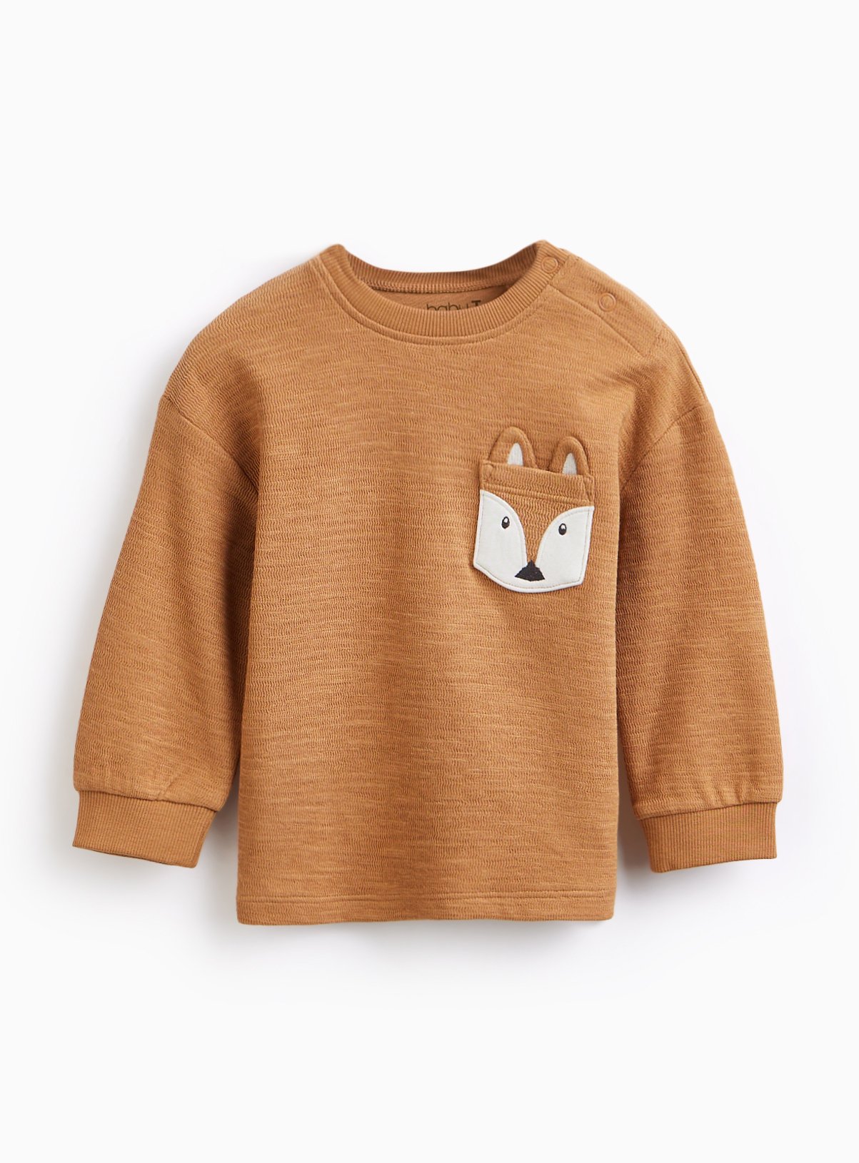 Brown Little Acorn Long Sleeve Top 
