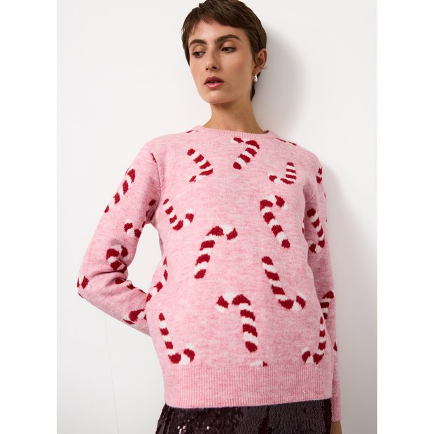 Buy Matching Family Women's Christmas Candy Cane Crew Neck - Main Image