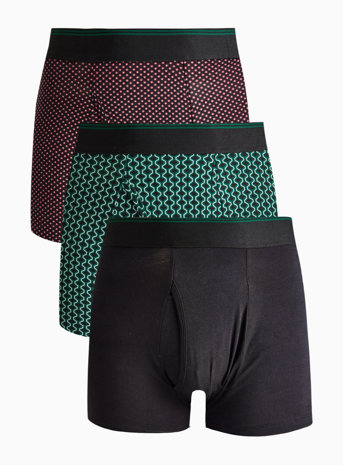 Geo Print Trunks 3 Pack 