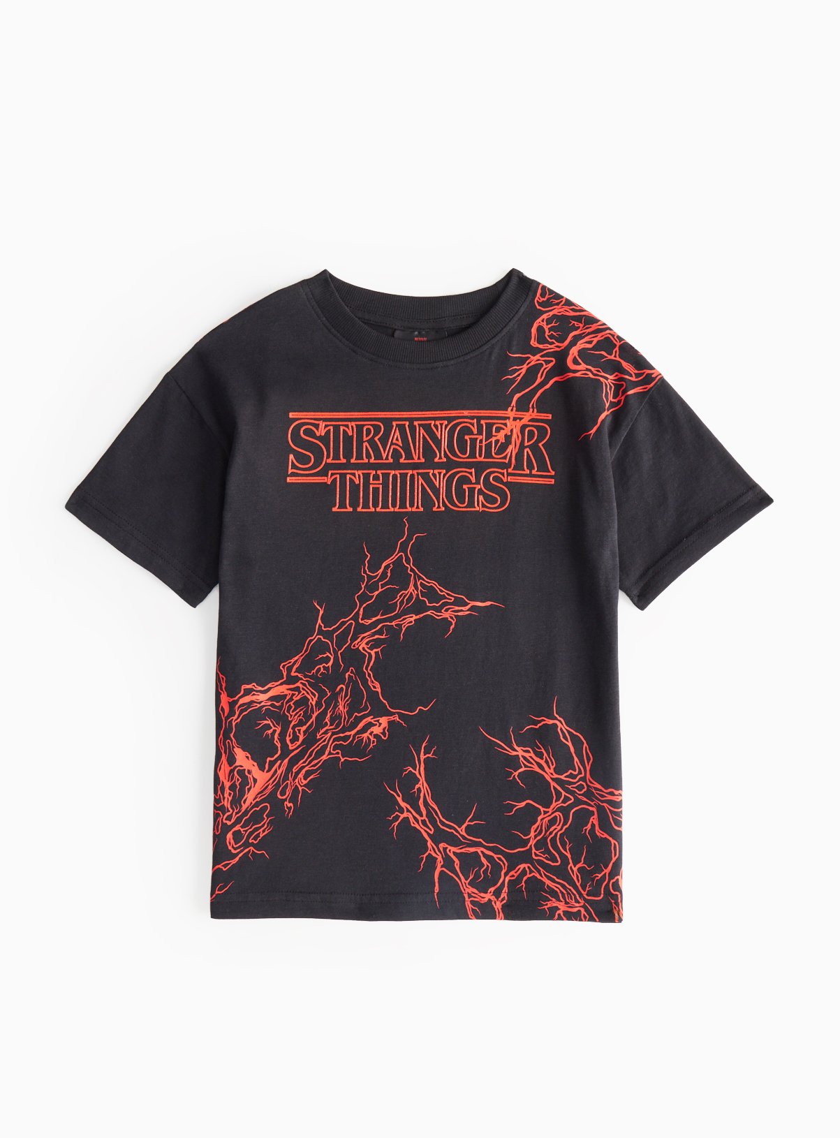 Stranger Things Character Print T-Shirt 