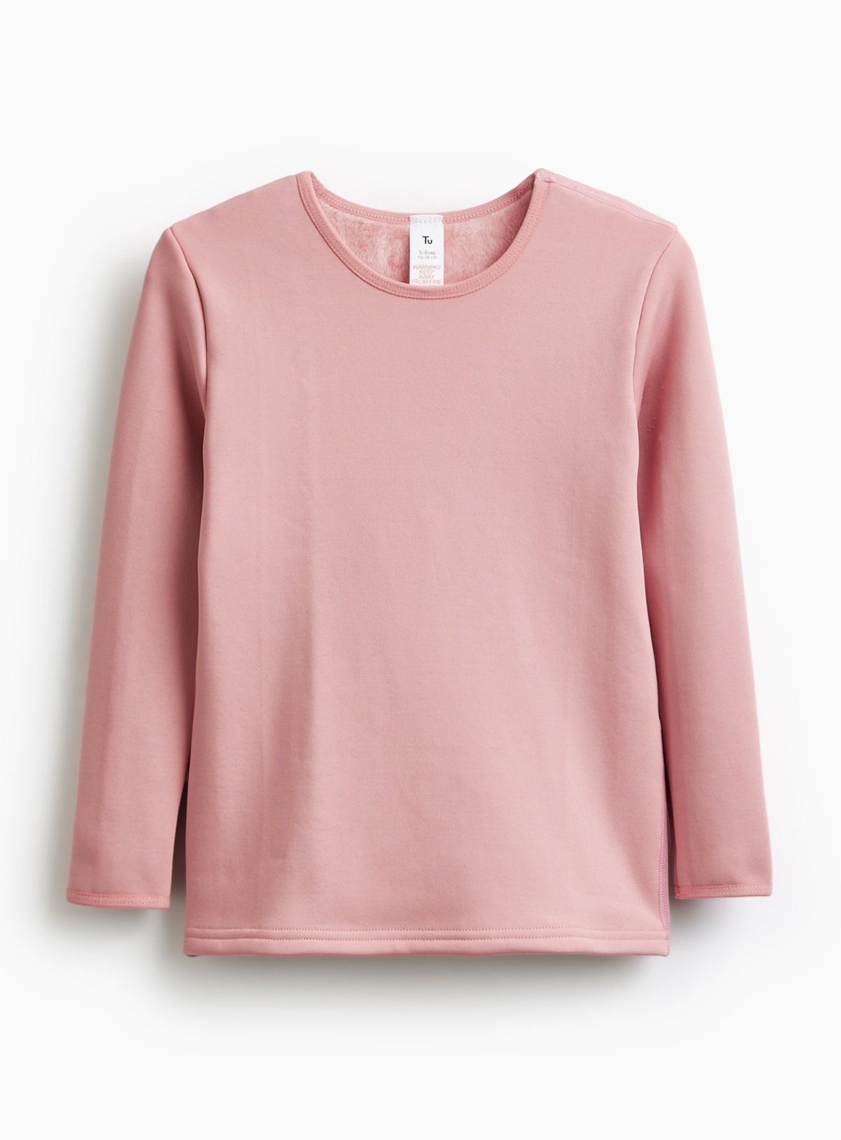Pink Fur Lined Thermal Top 