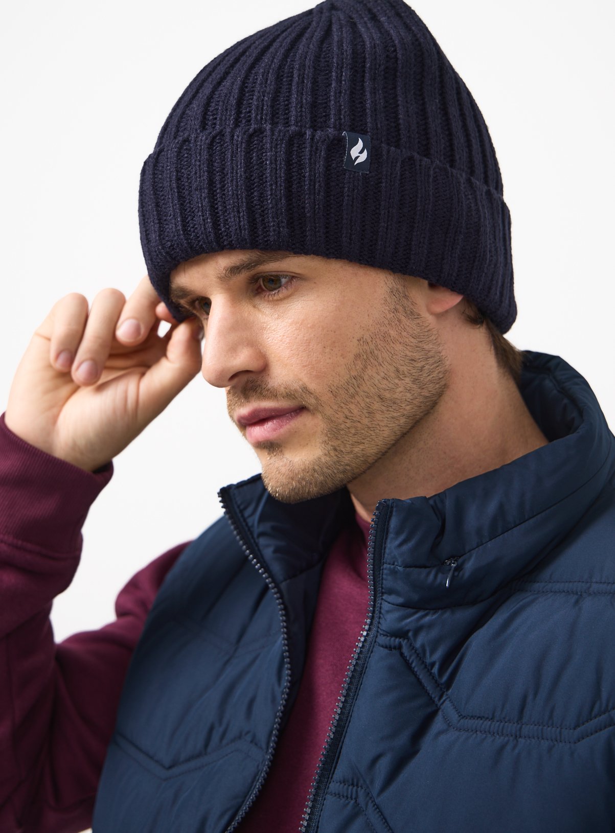 Heat Holders® Navy Knitted Beanie One Size