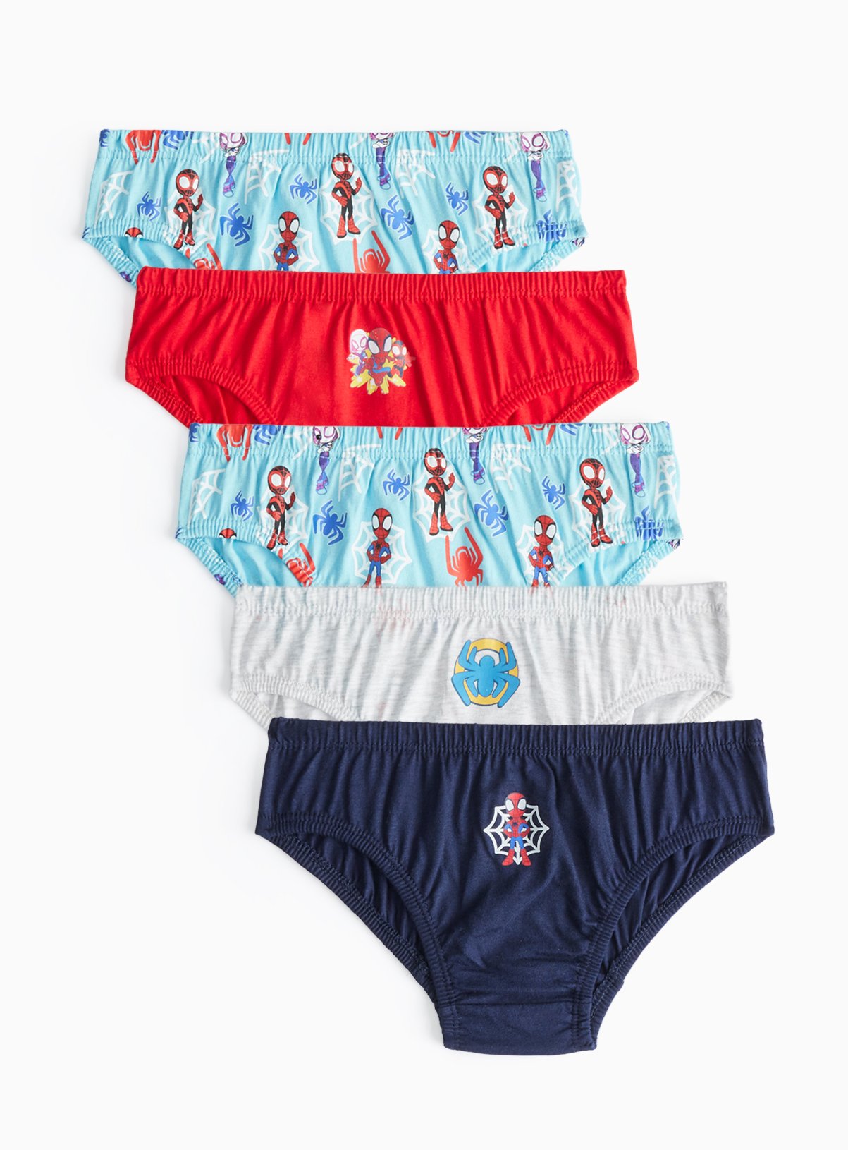 Spidey And His Amazing Friends Printed Briefs 5 Pack