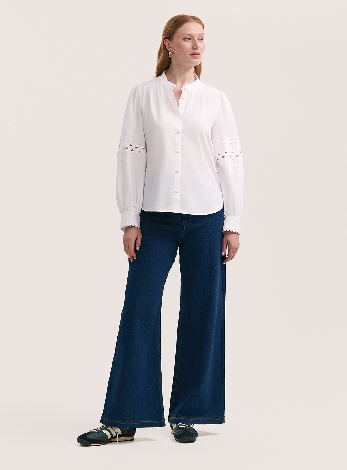 FINERY Paulie Shirt White 