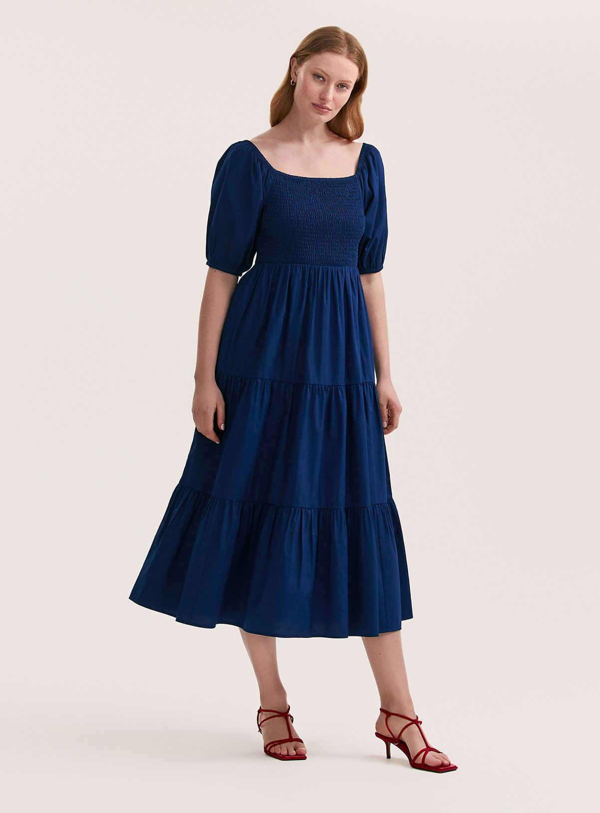 FINERY Melody Dress Indigo 16