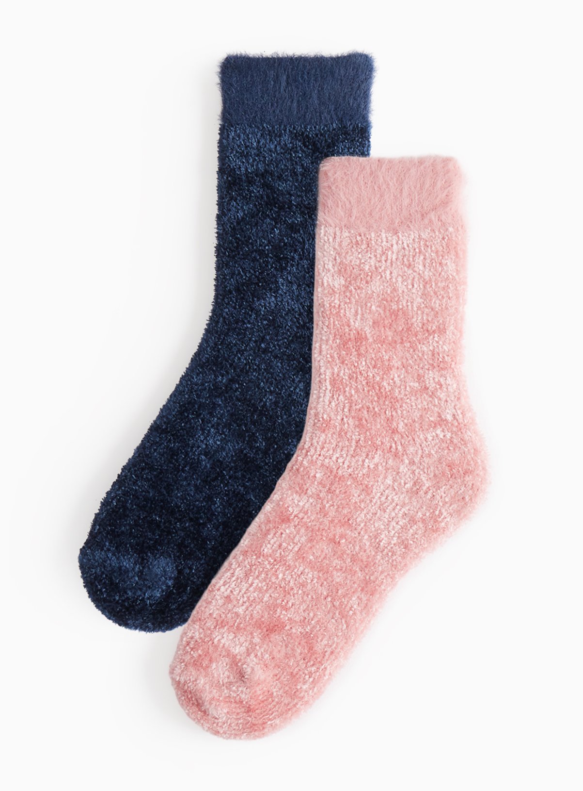 Chenille Ankle Socks 2 Pack 4-8