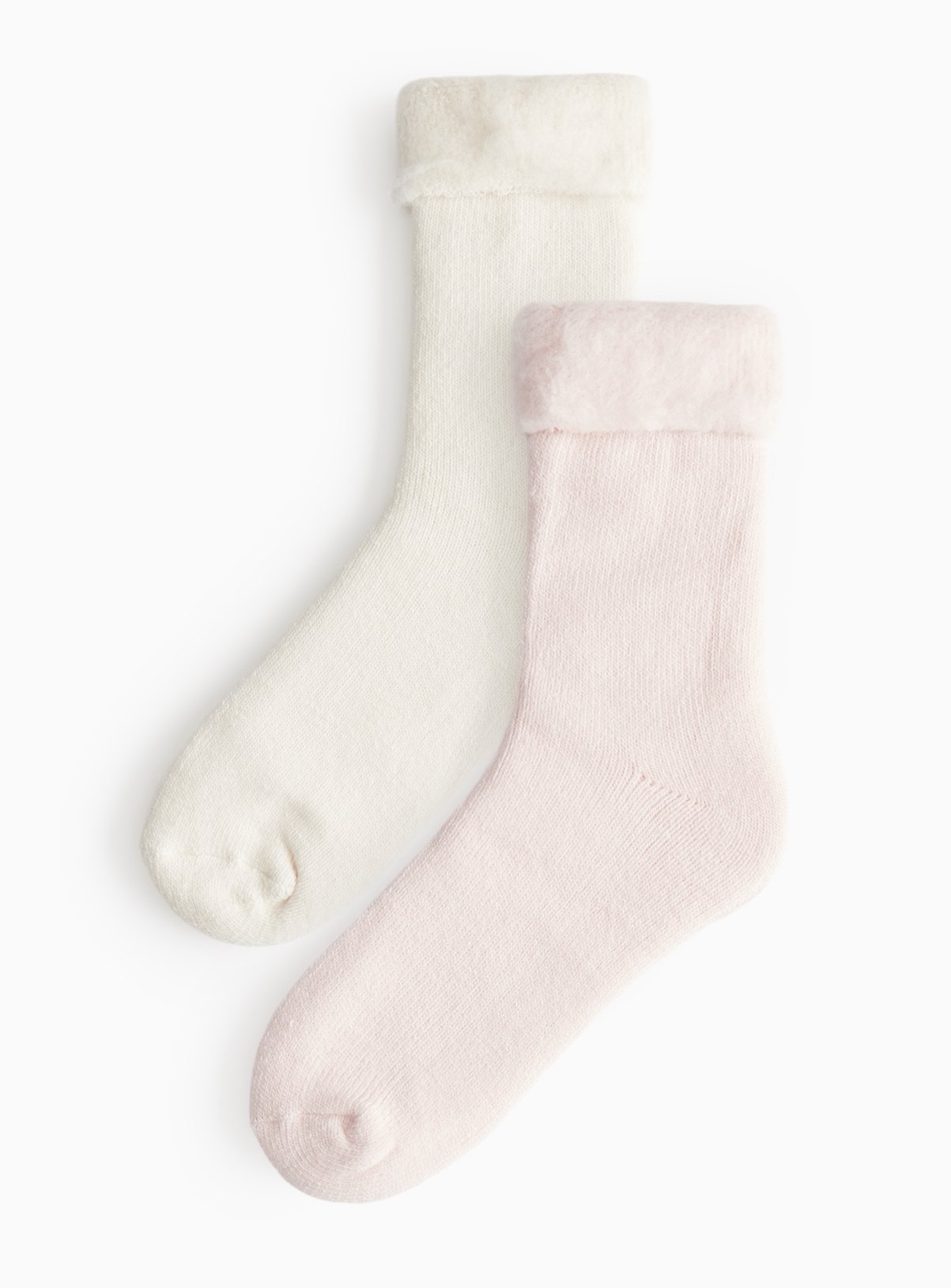 Brushed Thermal Ankle Socks 2 Pack 4-8