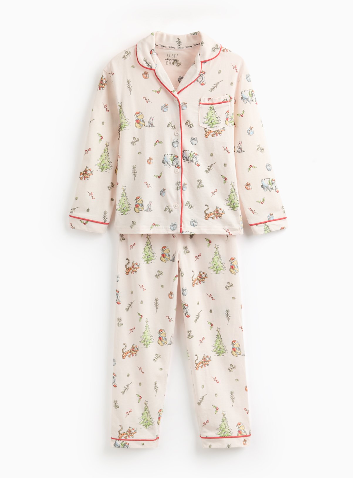 Disney Winnie The Pooh Traditional Pyjama Set