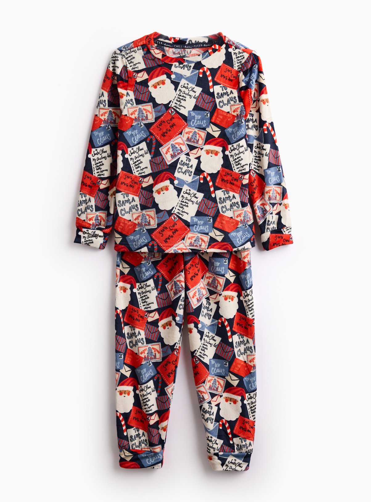 Santa Letters Slinky Pyjama Set 