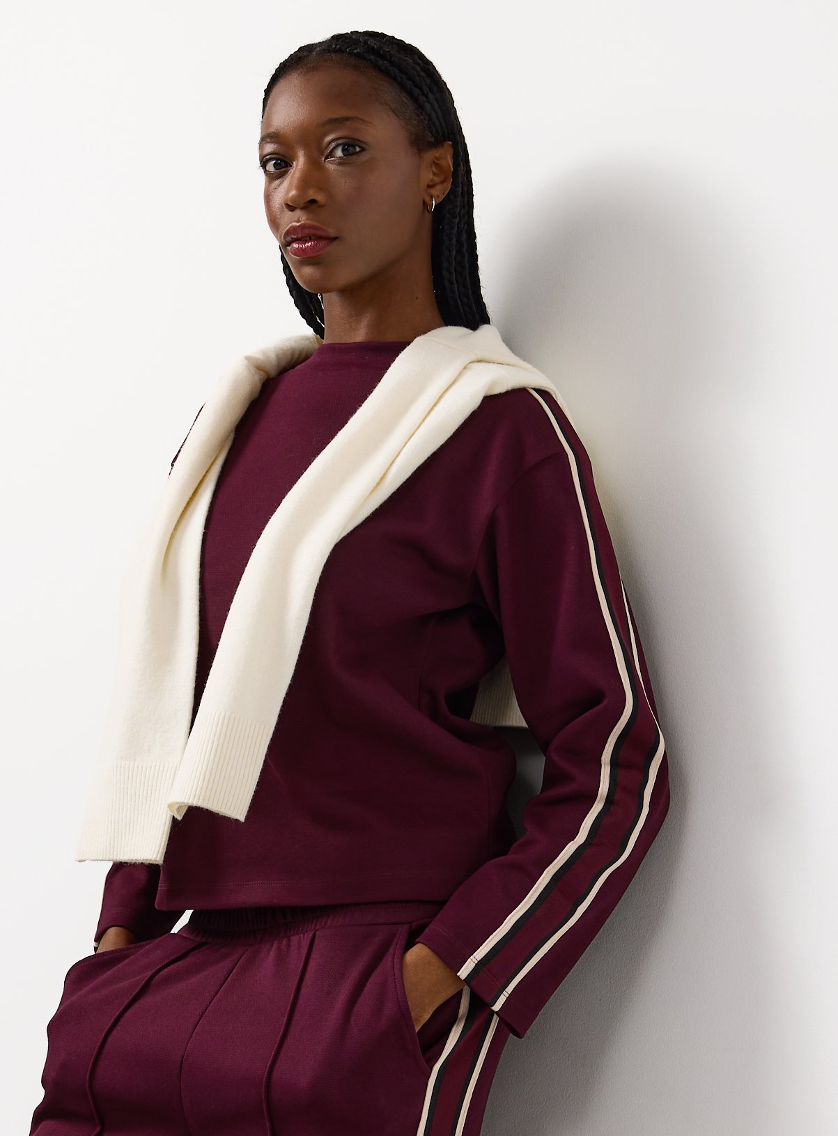 Tape Stripe Sweatshirt 