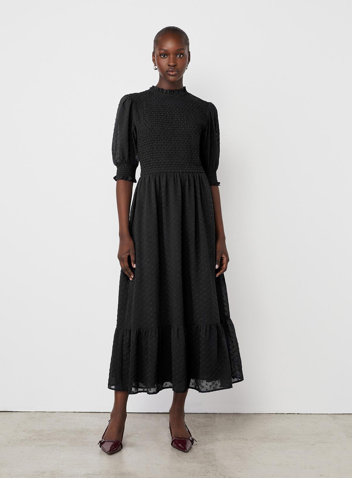 FINERY Amelia Dress Black 16