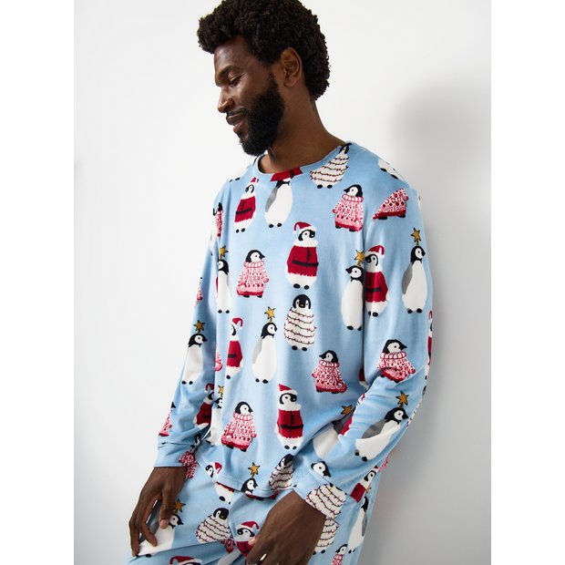 Asda George Asda Cosy Crew Pjs Baby Merry Bright Christmas Cotton