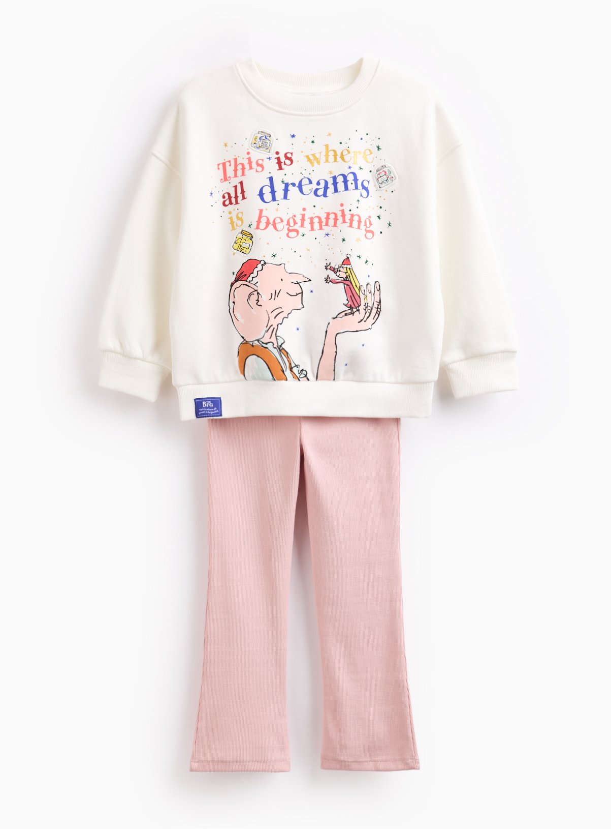 The BFG Sweatshirt & Flare Set 4 years
