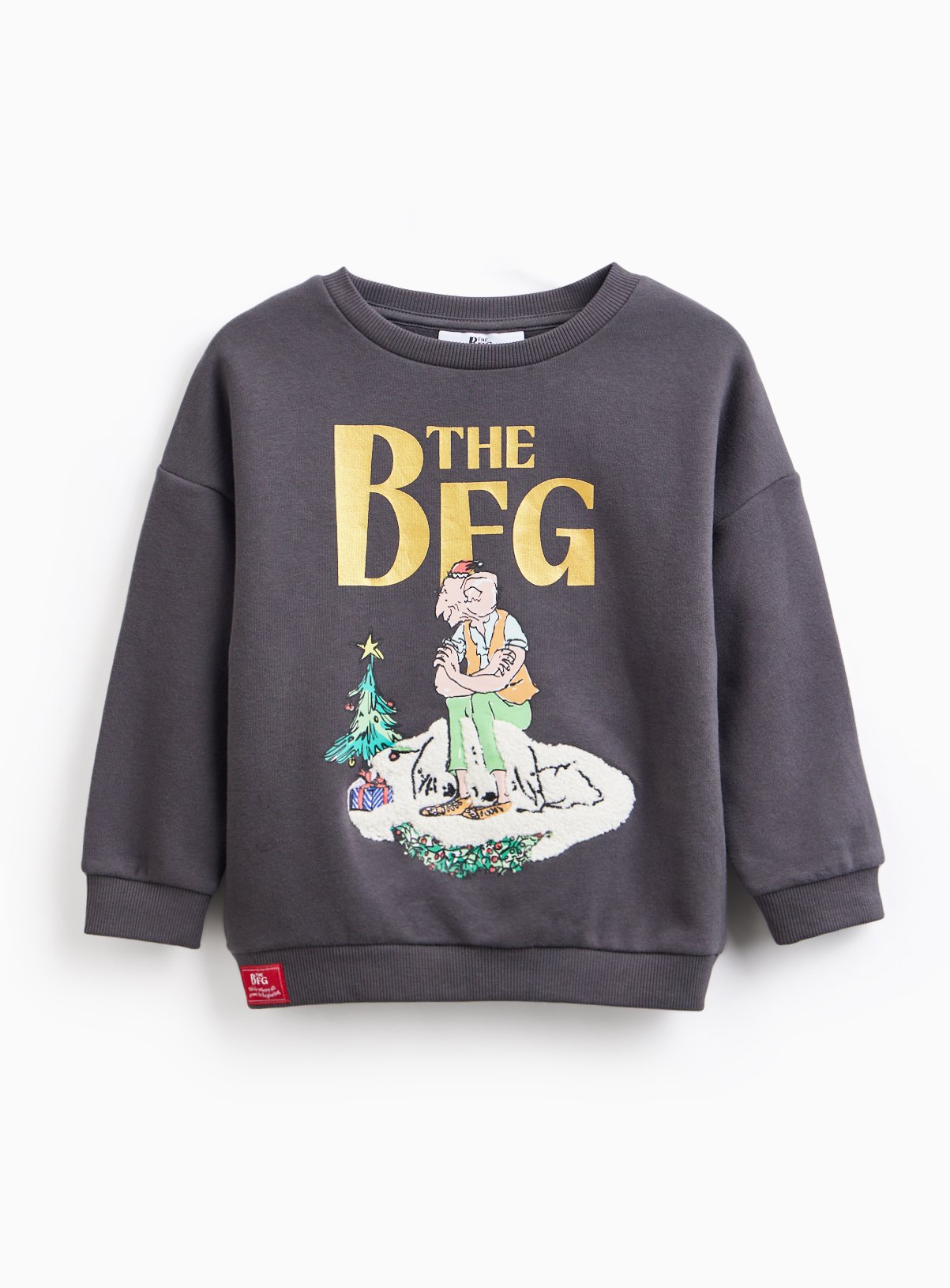 The BFG Grey Christmas Character Sweatshirt 6 years