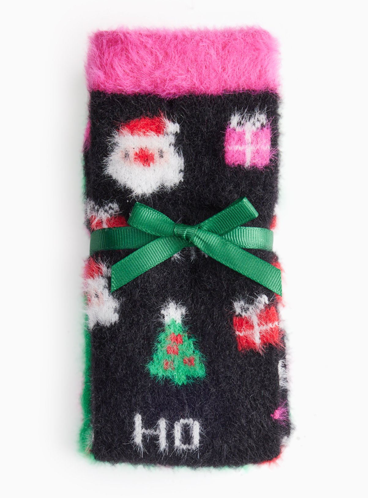 Christmas Ho Ho Ho Cosy Ankle Socks 4-8