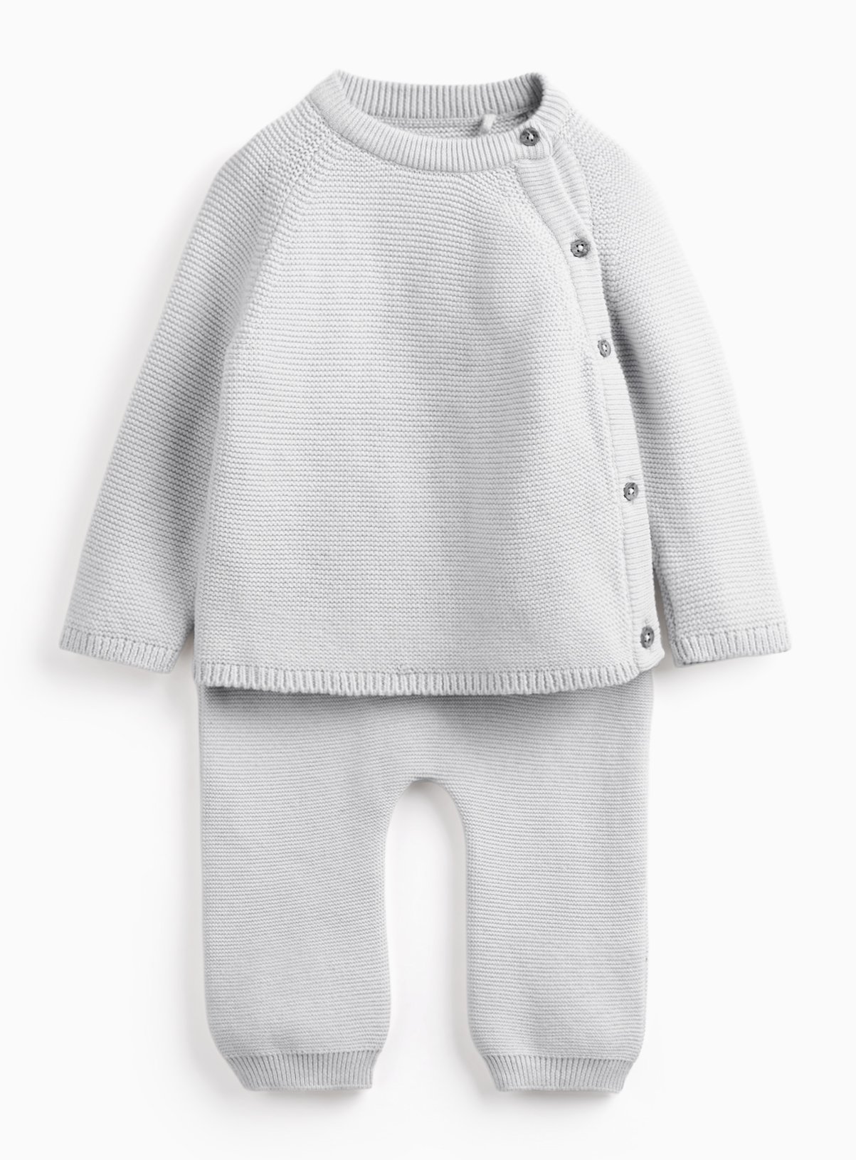 Grey Knitted Set Newborn