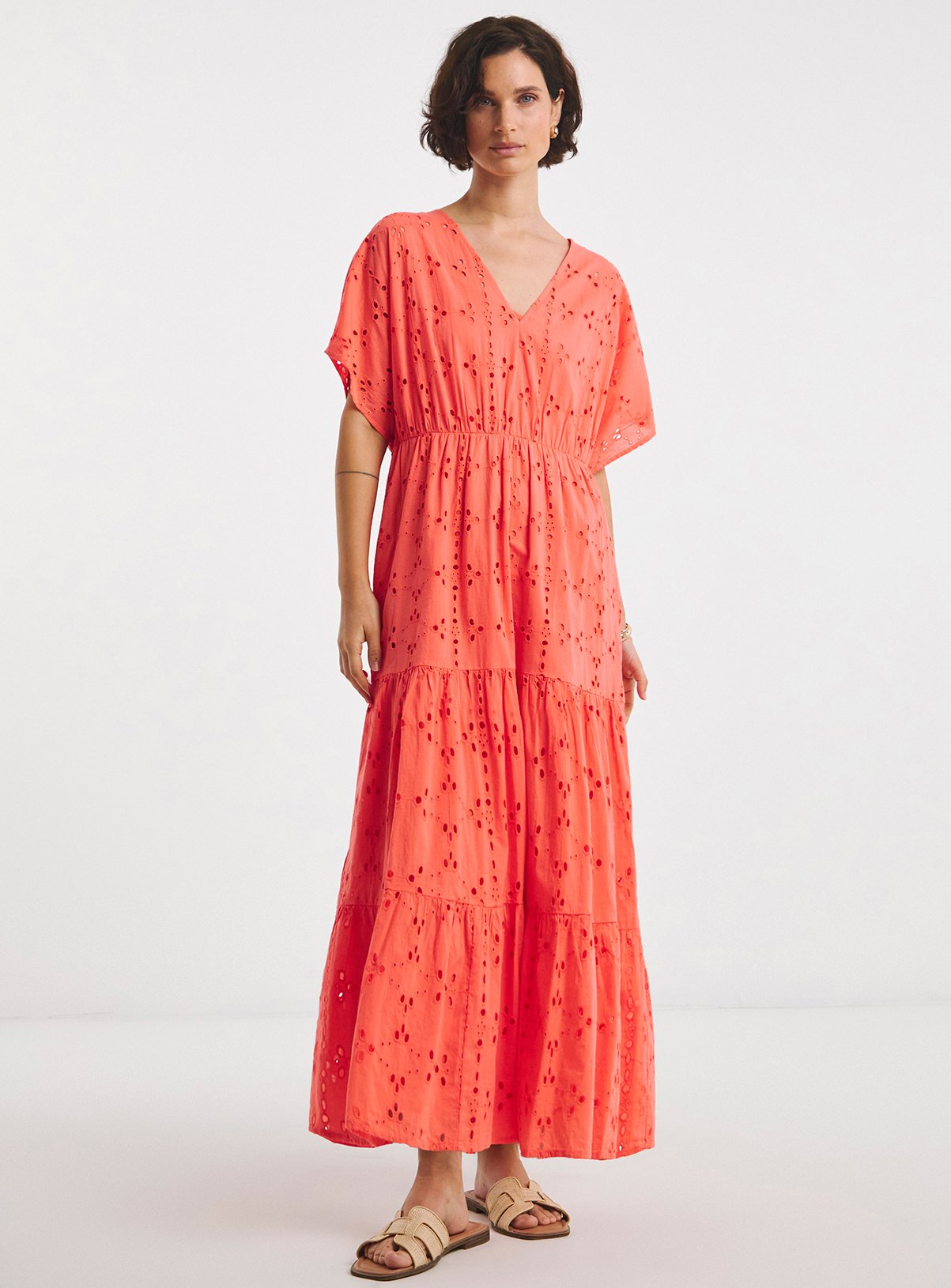 JD WILLIAMS Broderie Smock Dress 30