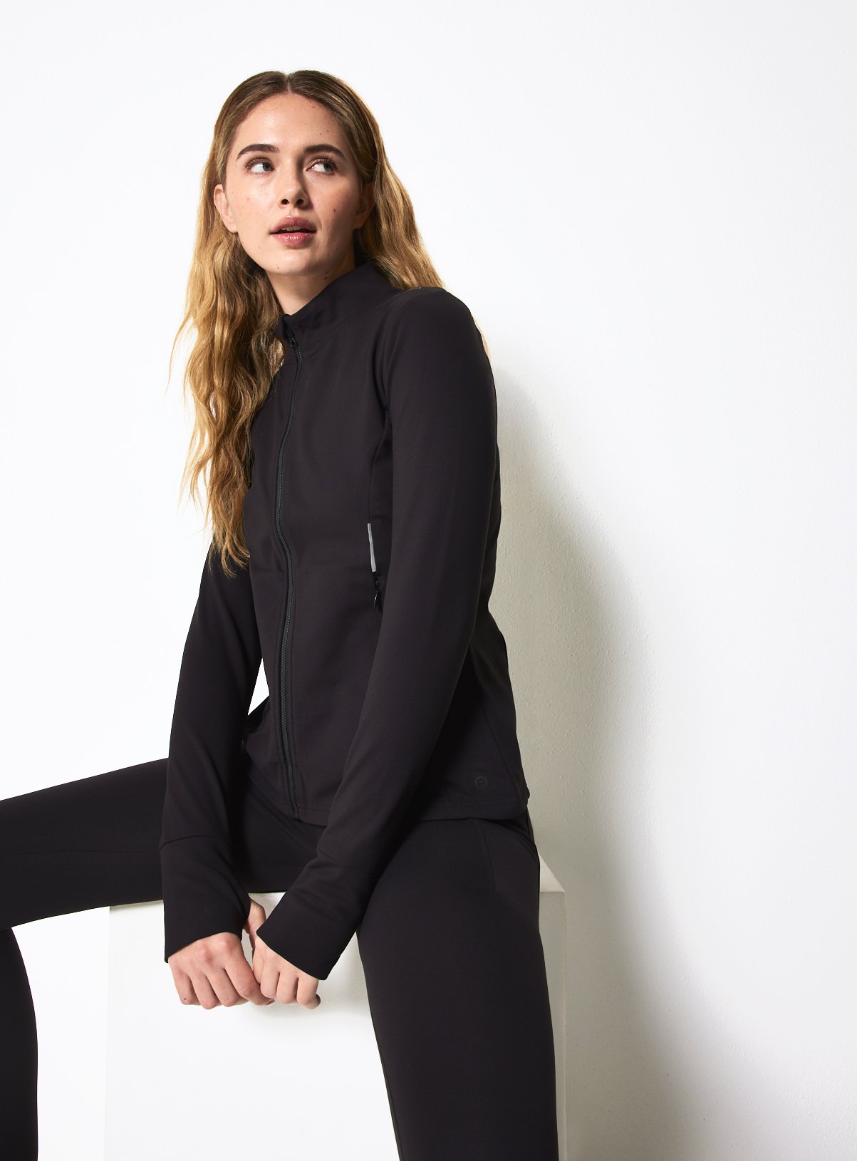 REAKTIV Black Thermal Performance Zip-Through Jacket XXL