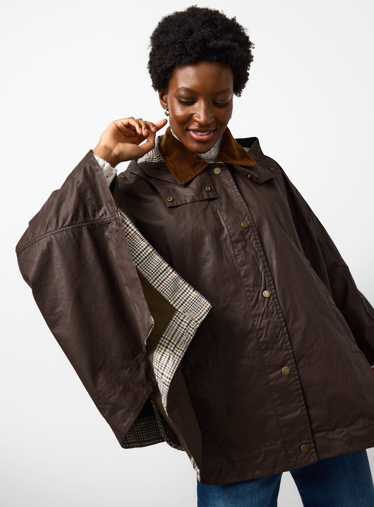 Brown PU Coated Cape 