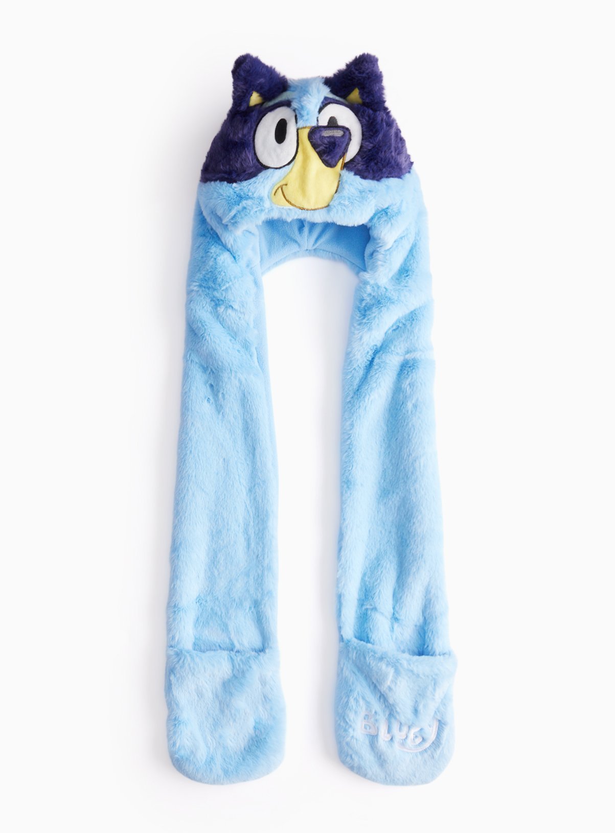 Bluey Faux Fur Hooded Scarf 