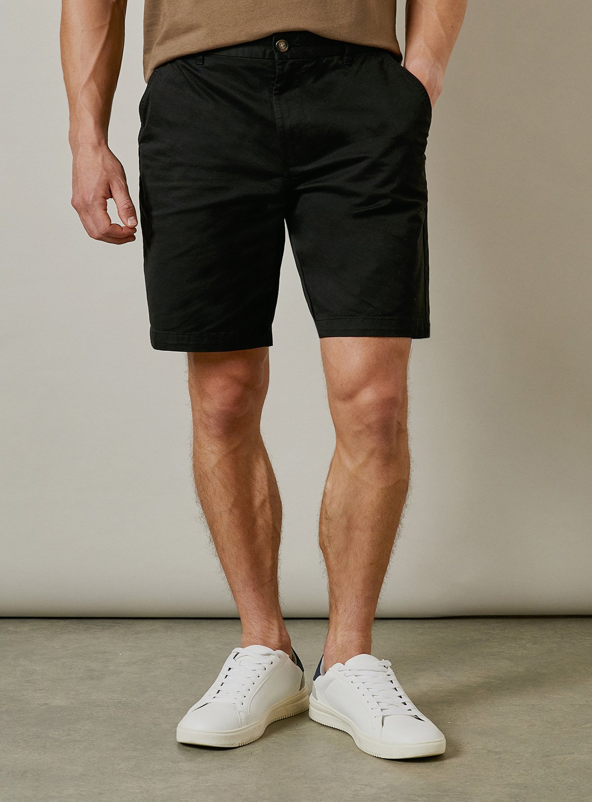 BURTON Black Chino Shorts 