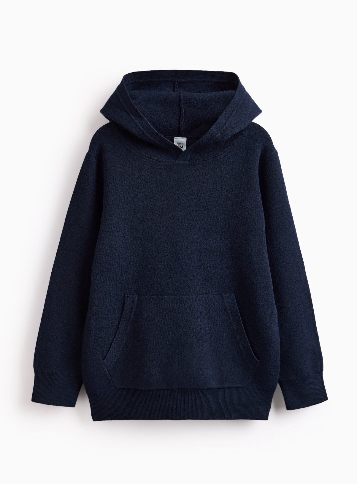 Navy Knitted Hoodie 12 years