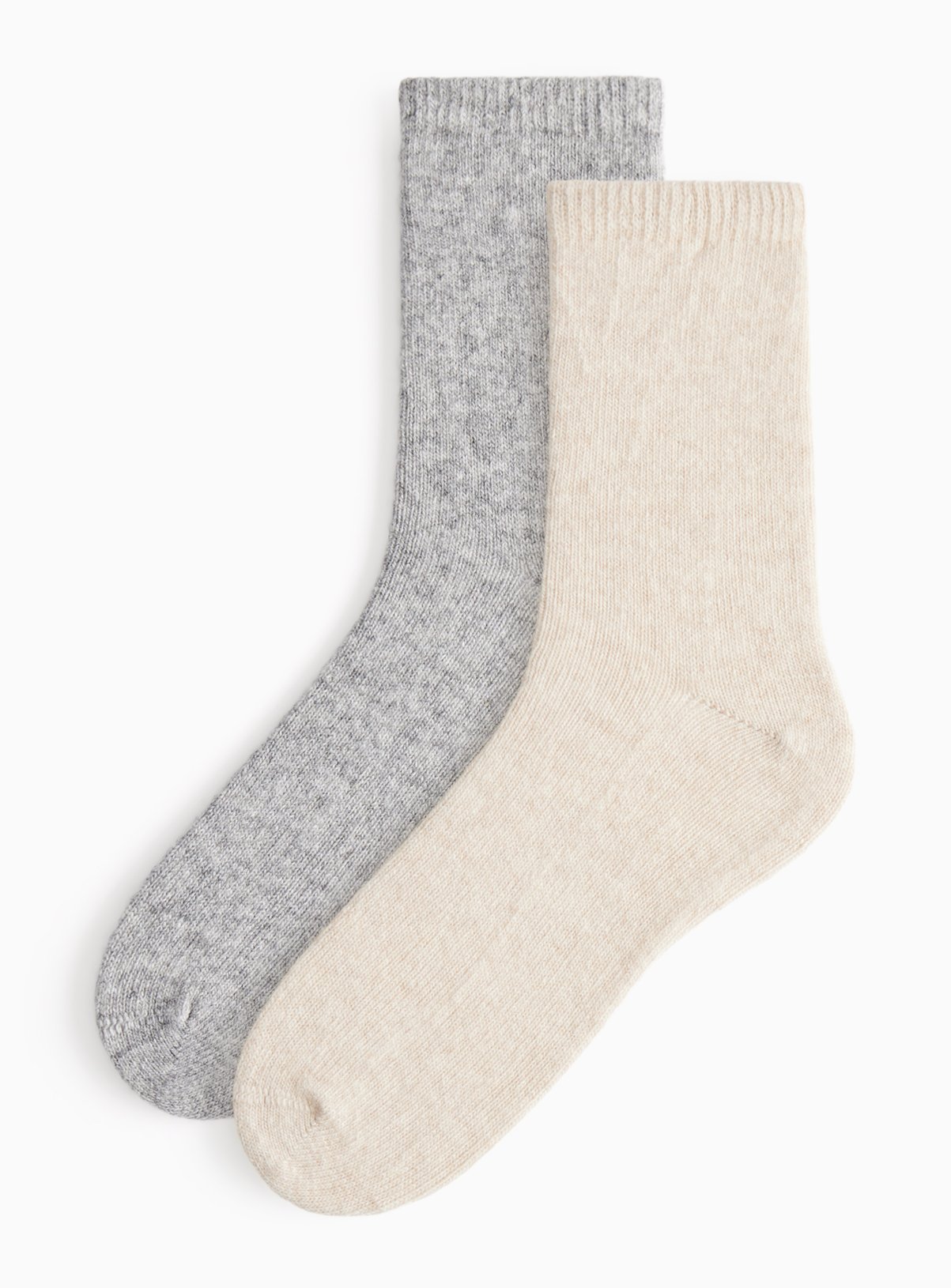 Premium Cosy Ankle Socks with Cashmere 2 Pack 4-8