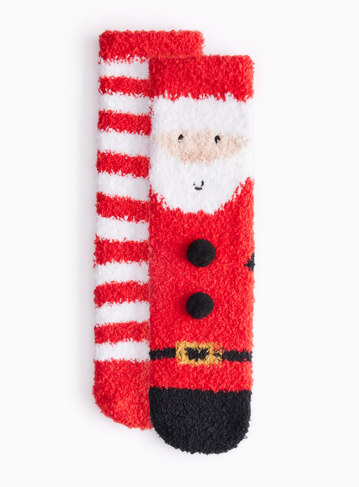 Christmas Santa Cosy Socks 2 Pack 