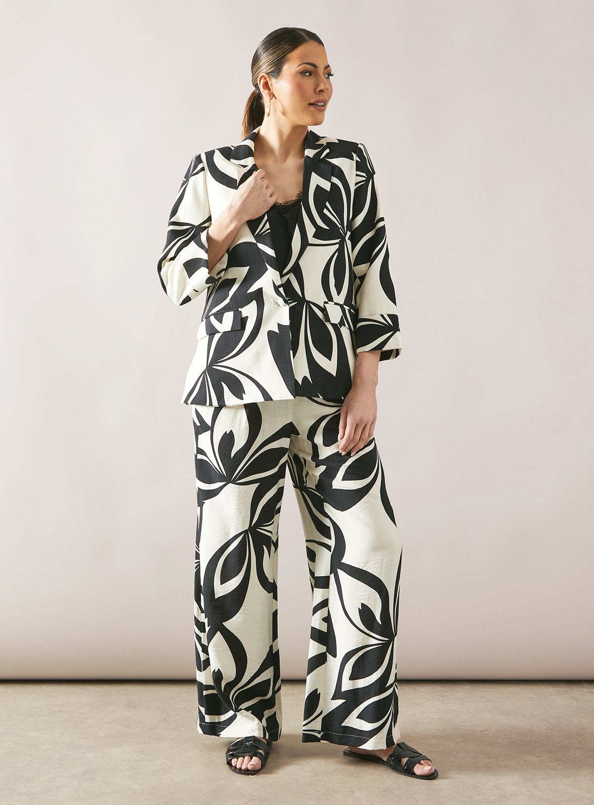 WALLIS Printed Single Breasted Co-ord Blazer 16