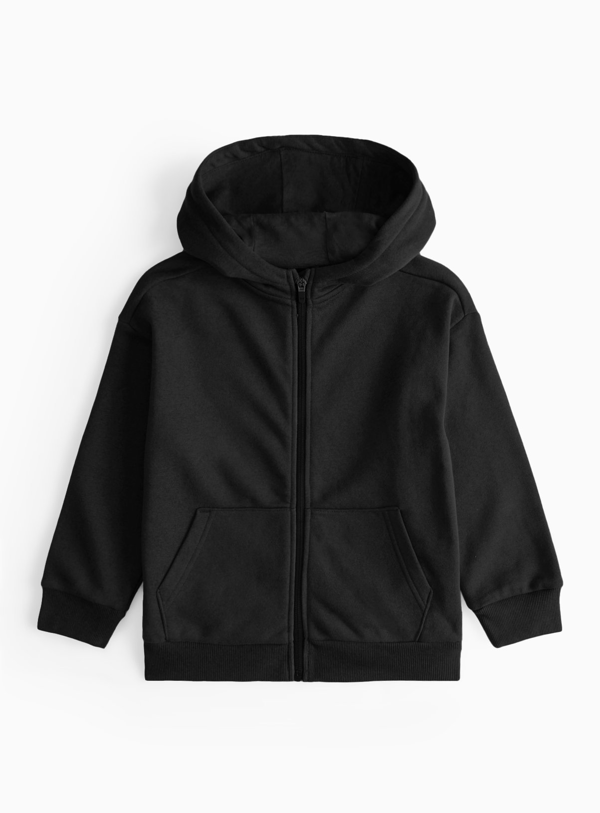 Black Zip Through Hoodie 13 years