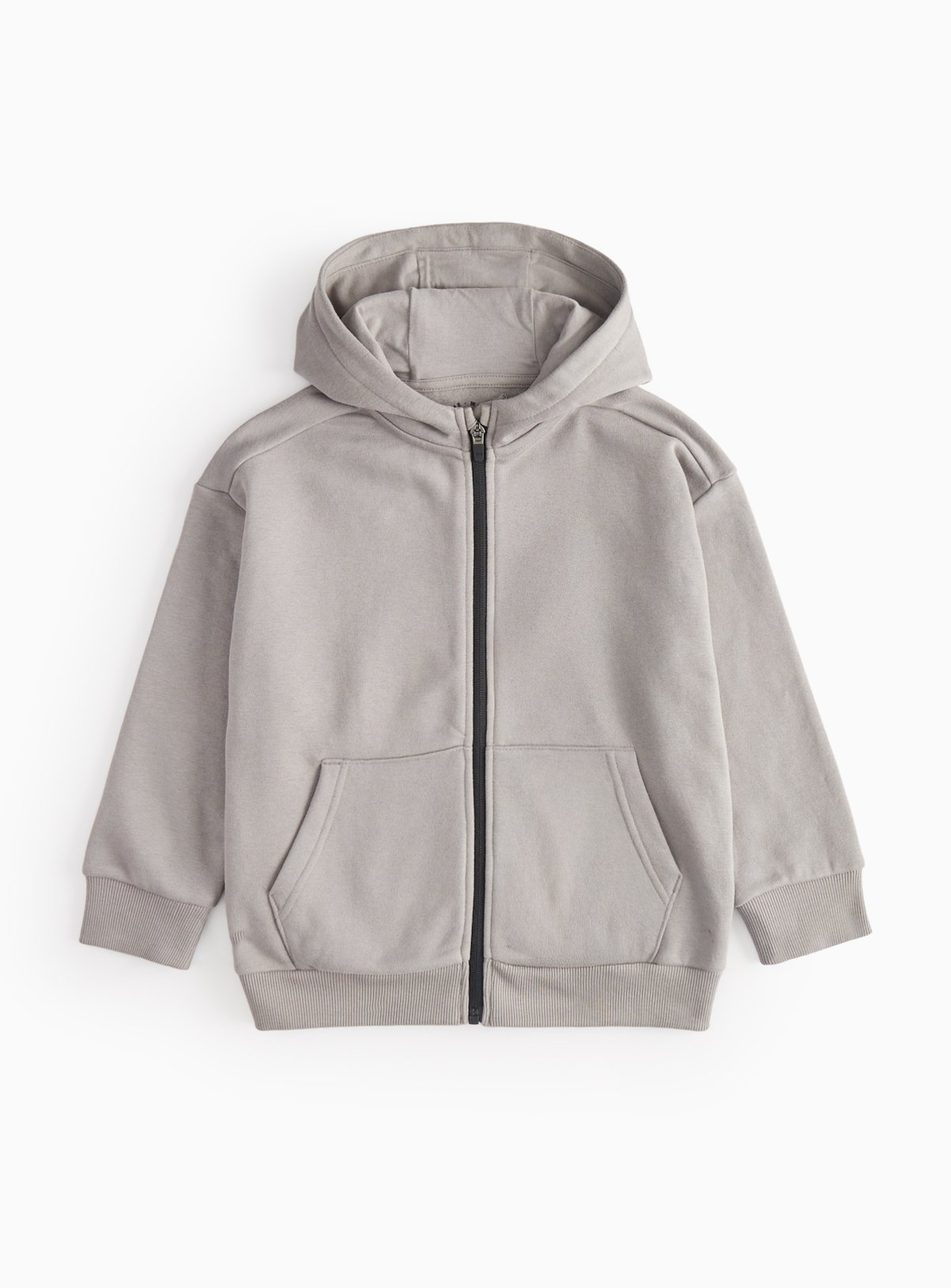 Mid Grey Zip Through Hoodie 7 years