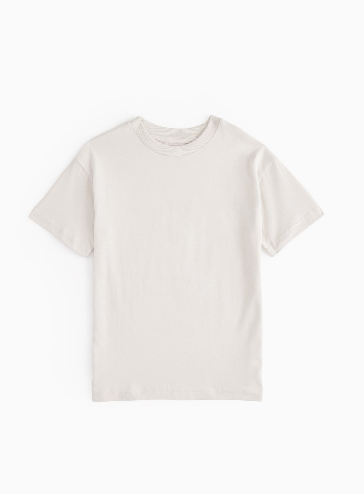 Cream Plain T-Shirt 9 years