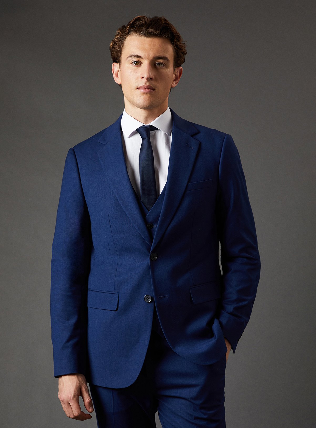 BURTON French Navy Slim Fit Essential Jacket 