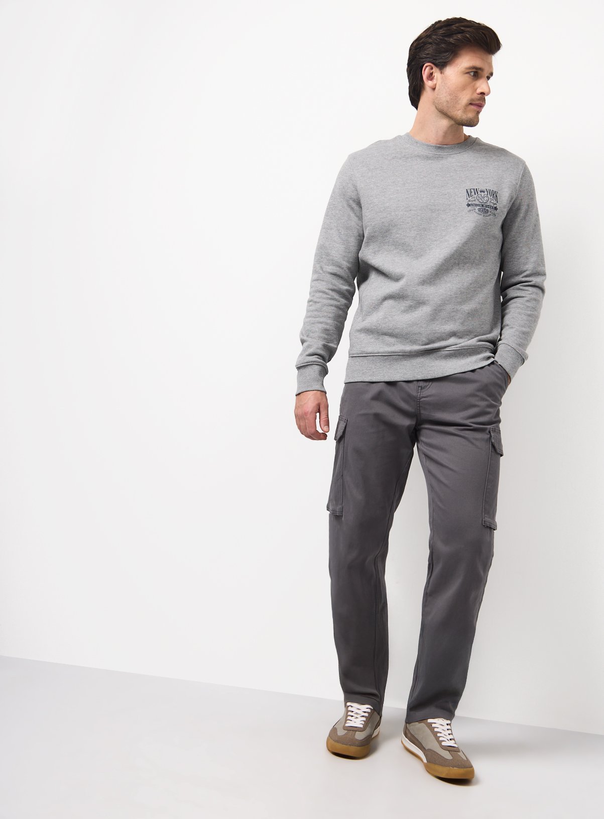 Straight Leg Cargo Trousers 