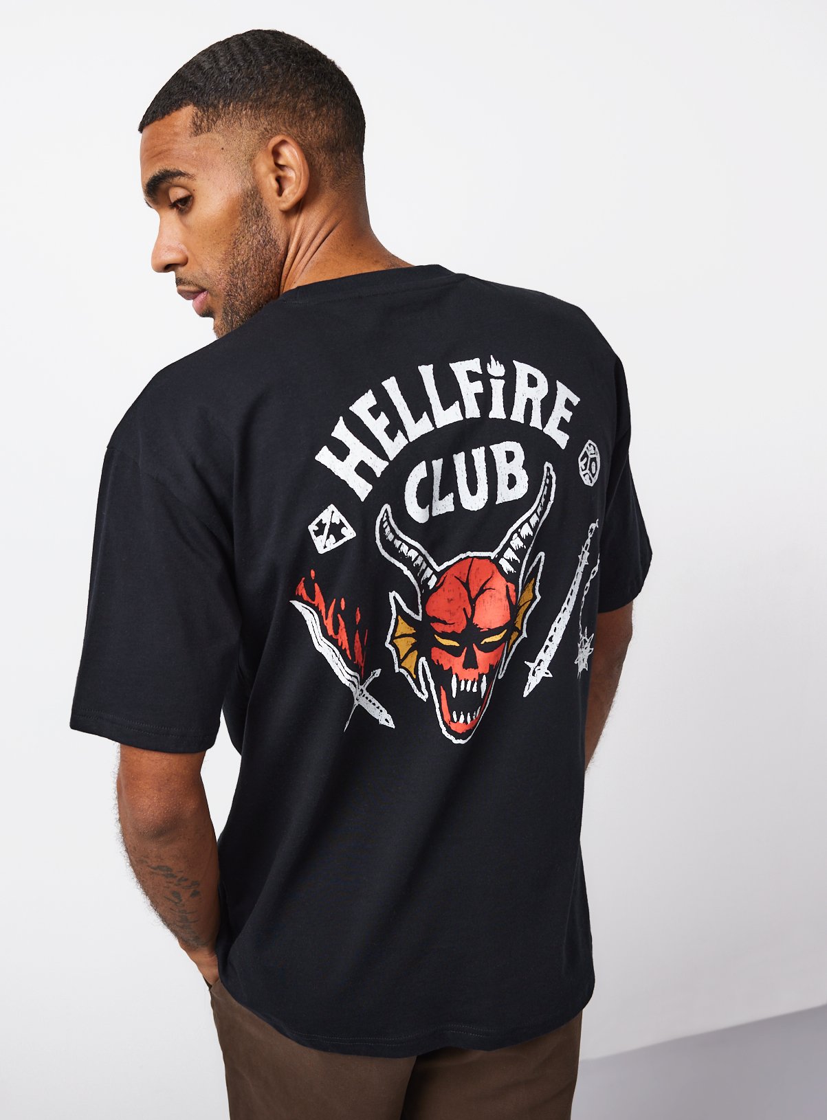 Stranger Things Hellfire Club Graphic T-Shirt 