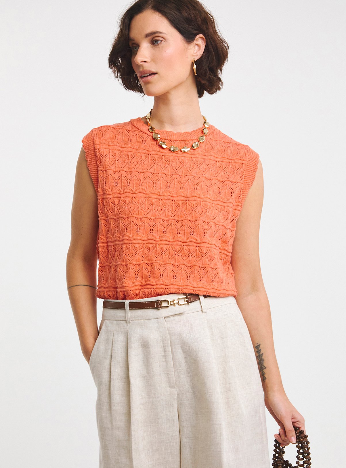 JD WILLIAMS Crochet Vest