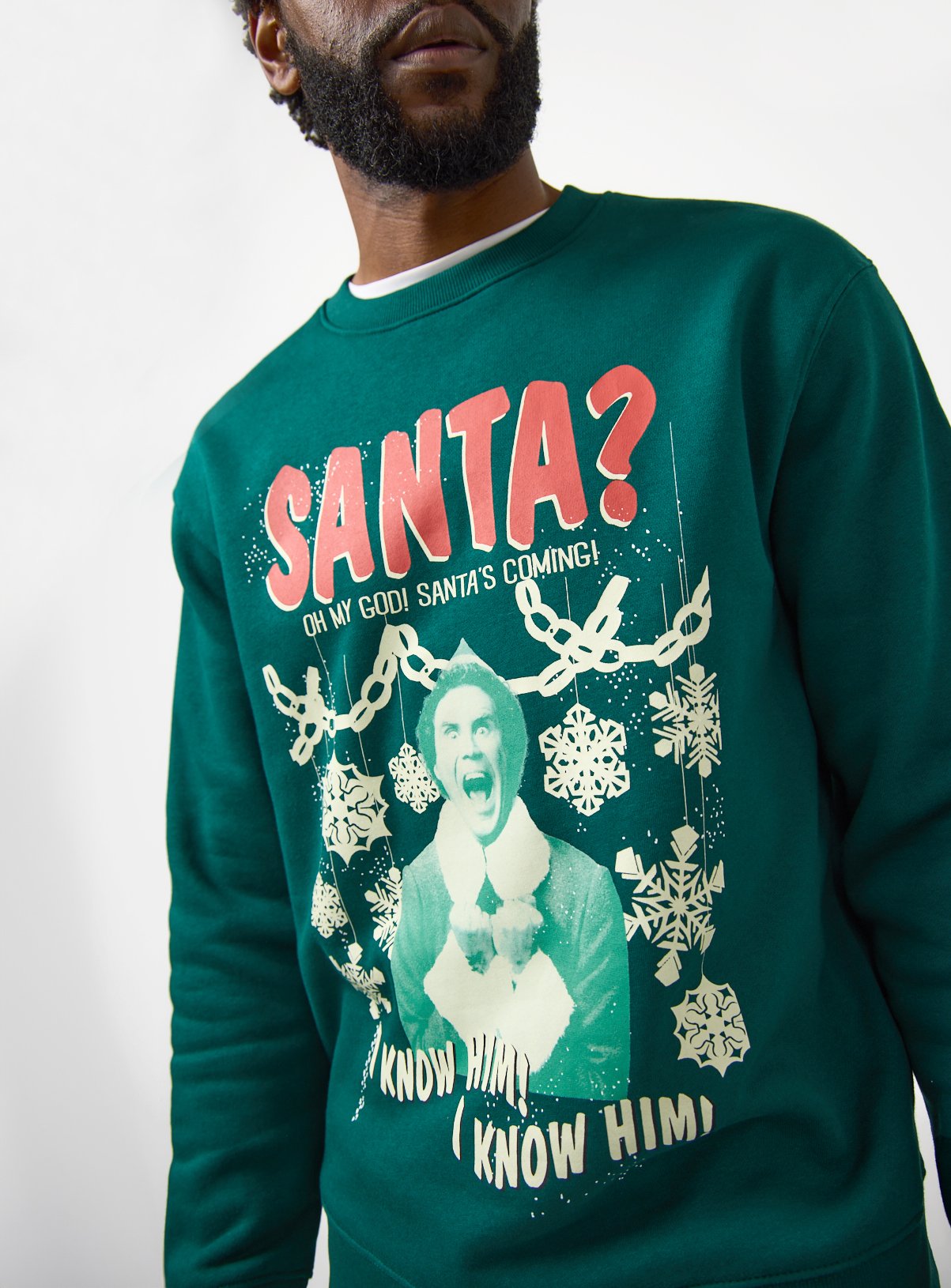 Christmas Elf Sweatshirt L