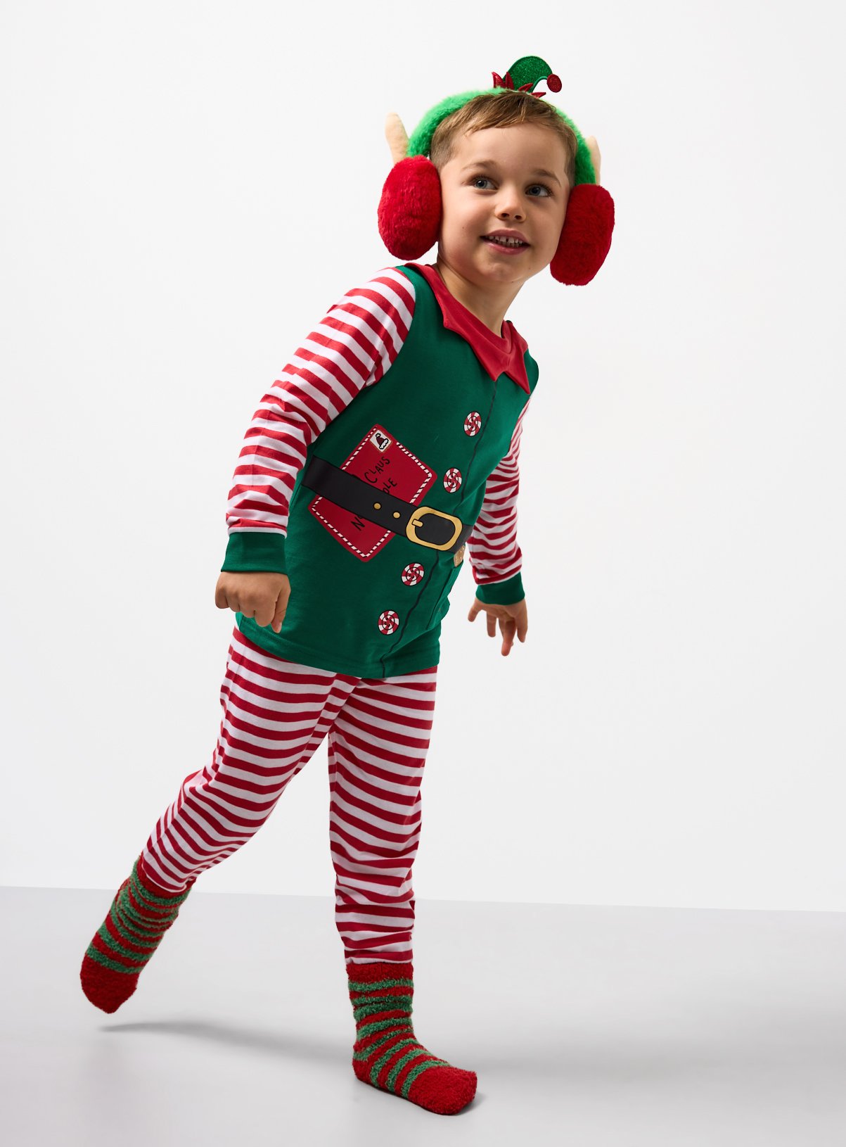 Christmas Novelty Elf Pyjamas