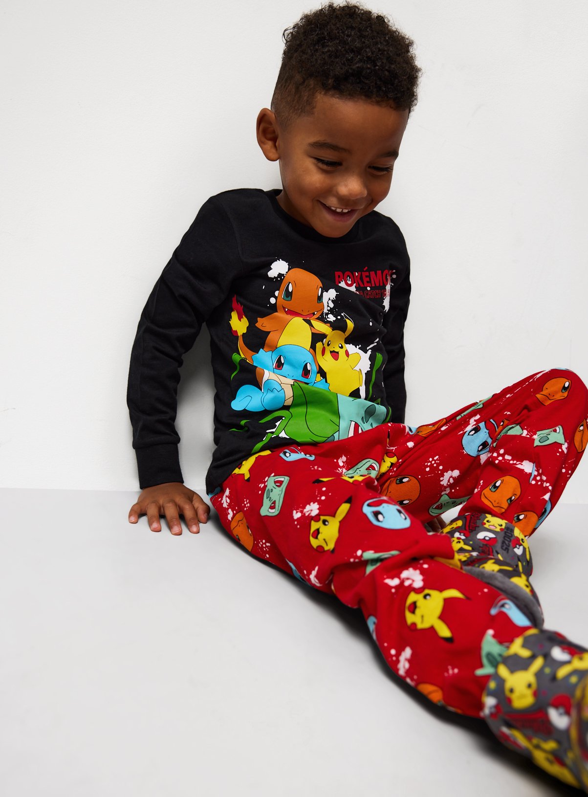 Pokemon Character Printed Jersey Pyjamas