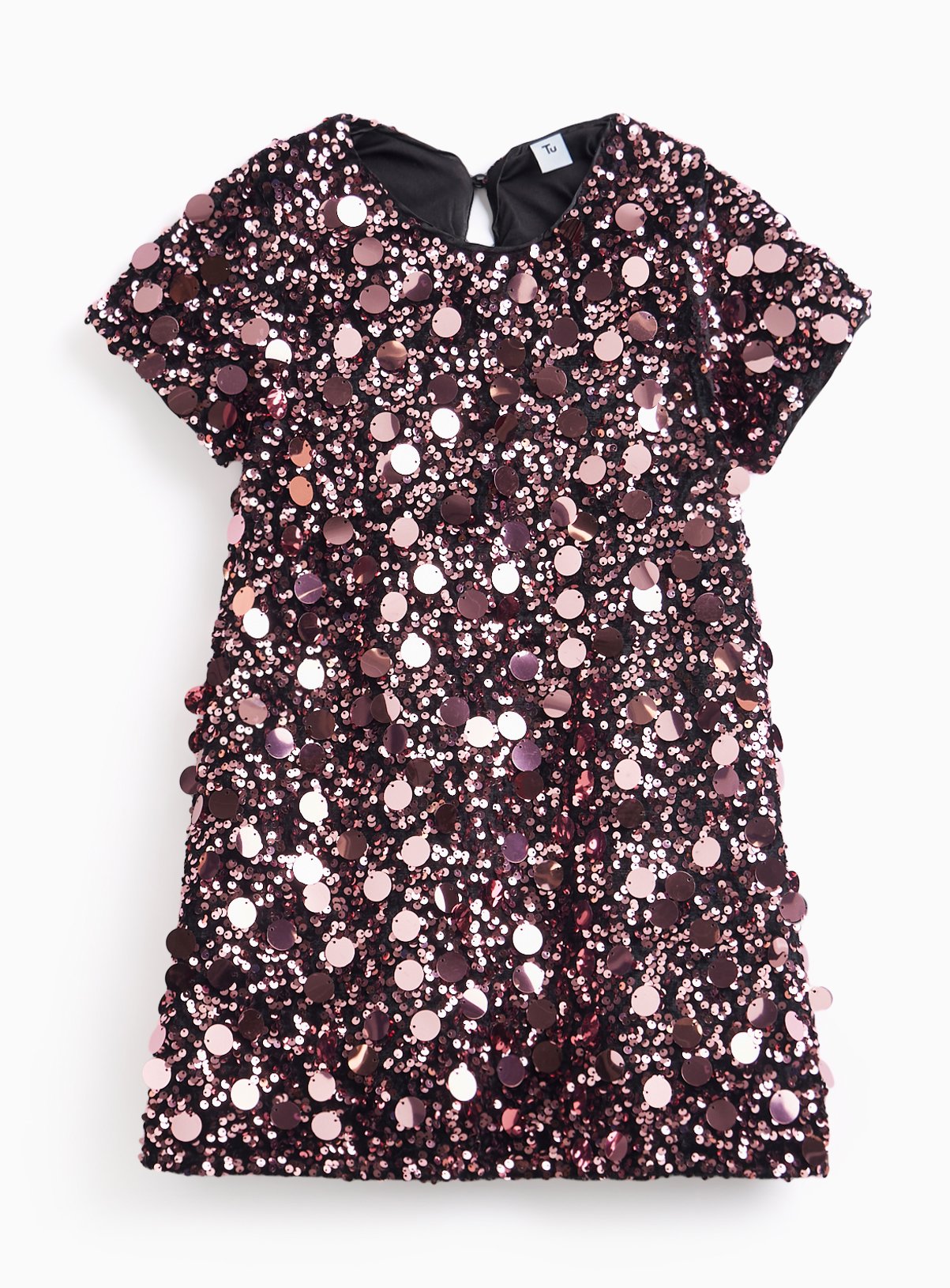 Pink Sequin Embellished Dress 14 years