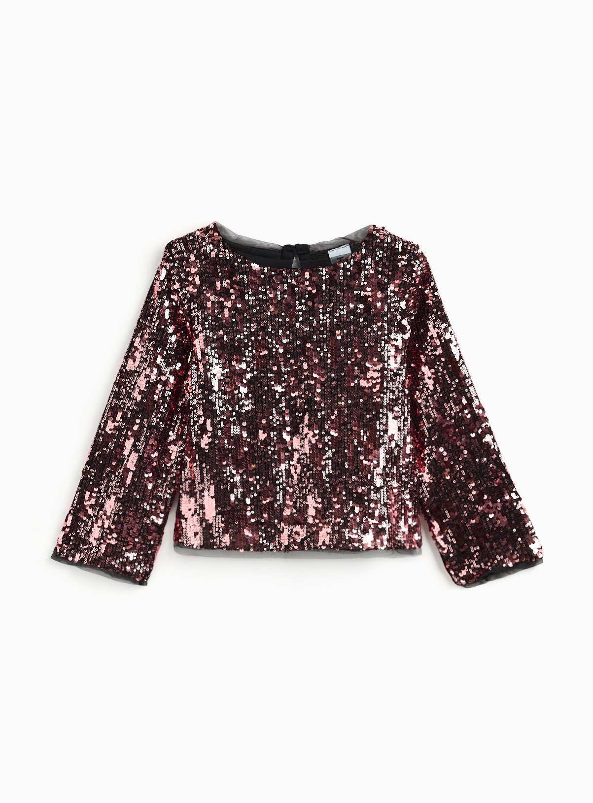 Pink Sequin Embellished Long Sleeve Top 5 years