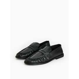 Black Leather Loafers
