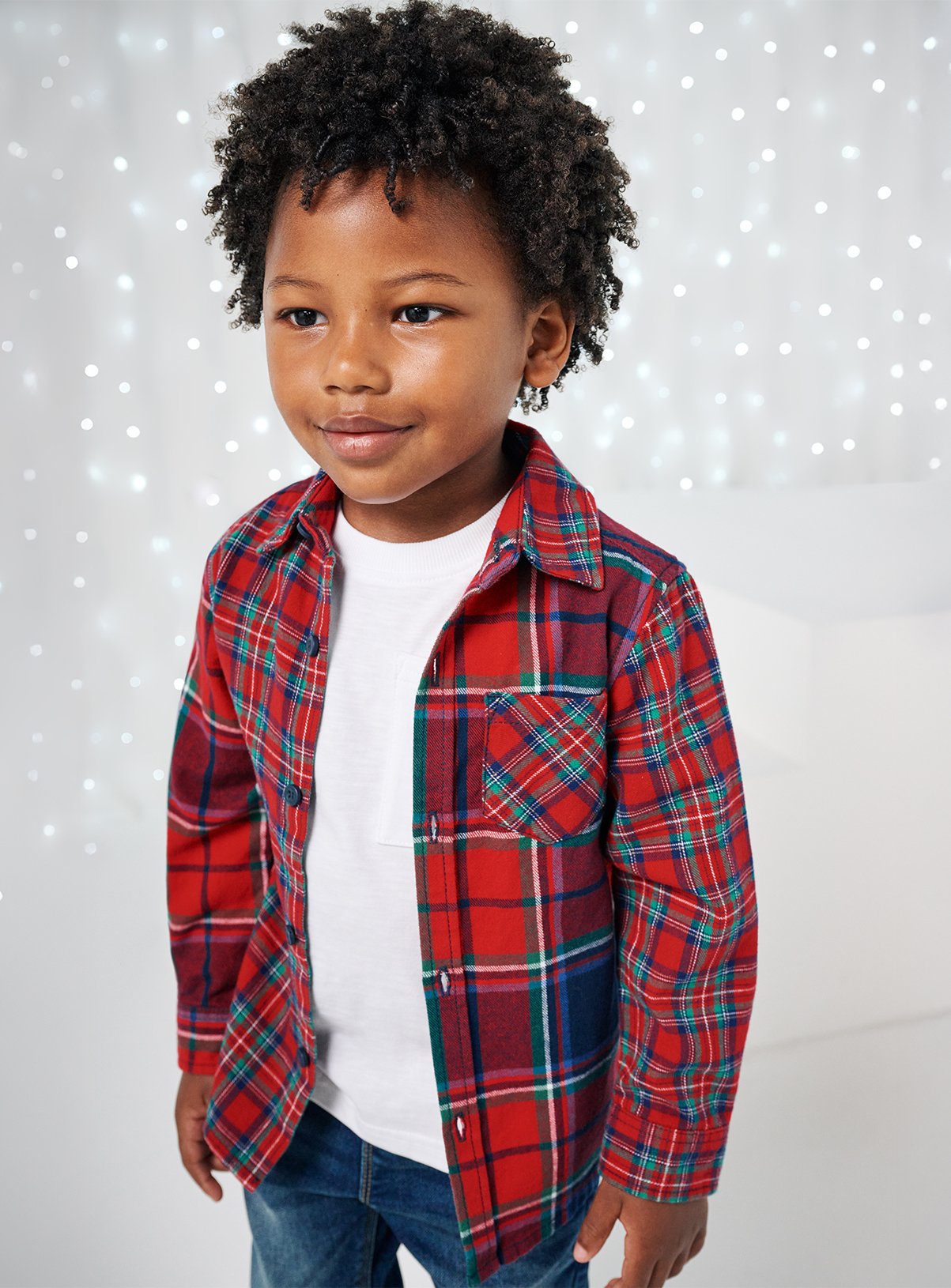 Red Yarn Dyed Check Shirt  