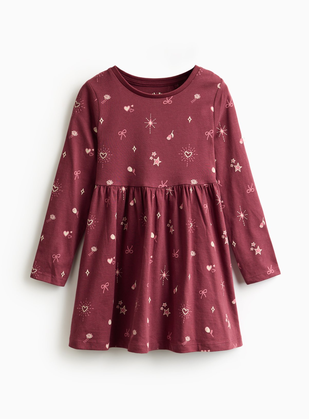 Christmas Printed Jersey Dress 