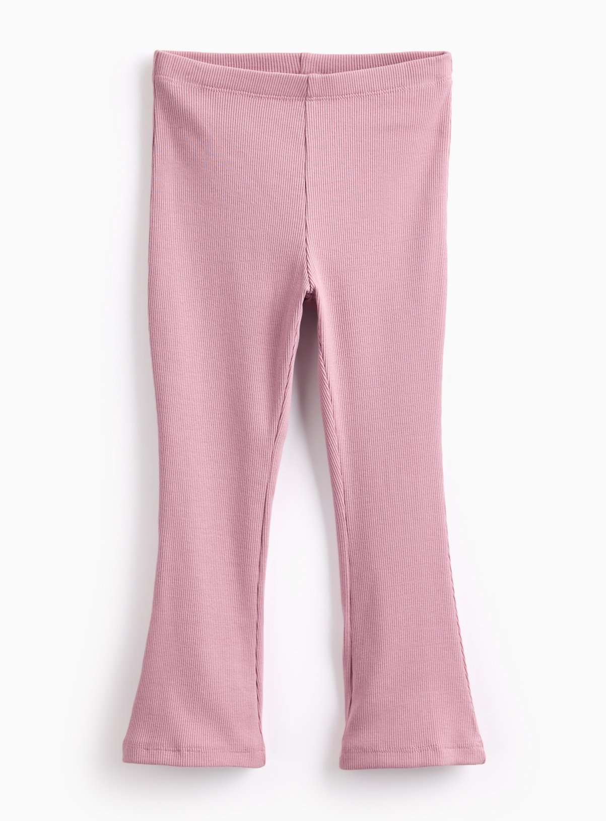 Pink Flared Ribbed Leggings 5-6 years