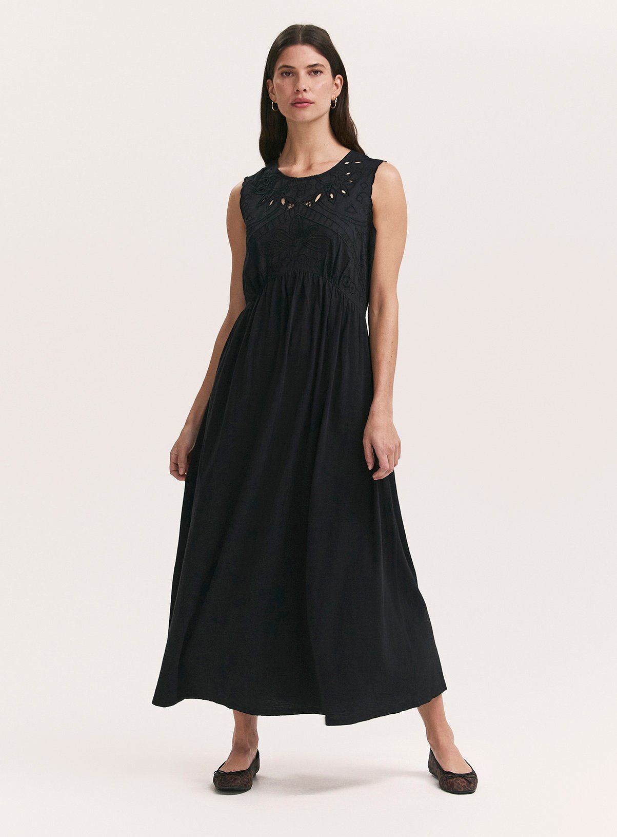 FINERY Libertie Dress Black 14